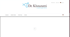 Desktop Screenshot of dr-khouzami.de